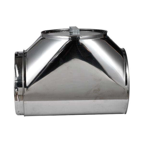 Selkirk Selkirk Sure Temp 14.75 in. X 8 in. X 8 in. Stainless Steel Vent Tee with Cap 208100 - main